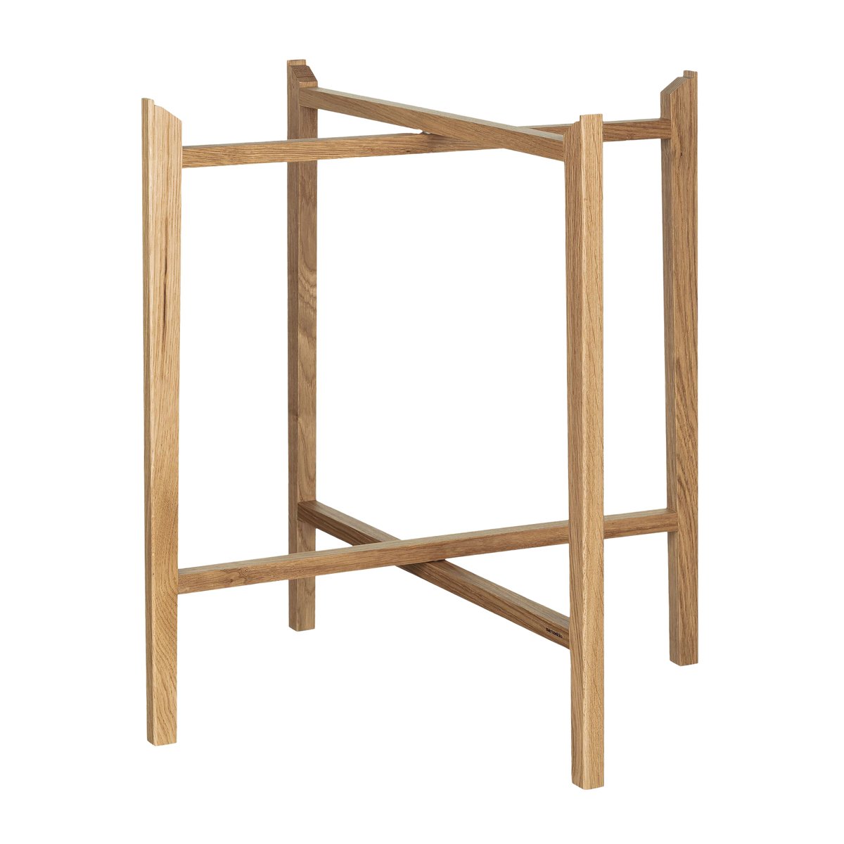 Marimekko dienbladhouder 47x48,5 cm Eikenhout | Scandinavisch Interieur | Bijzettafels | Bruin