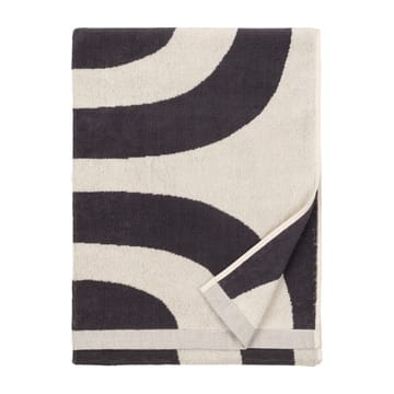 Melooni badhanddoek 70x150 cm - Charcoal-off white - Marimekko