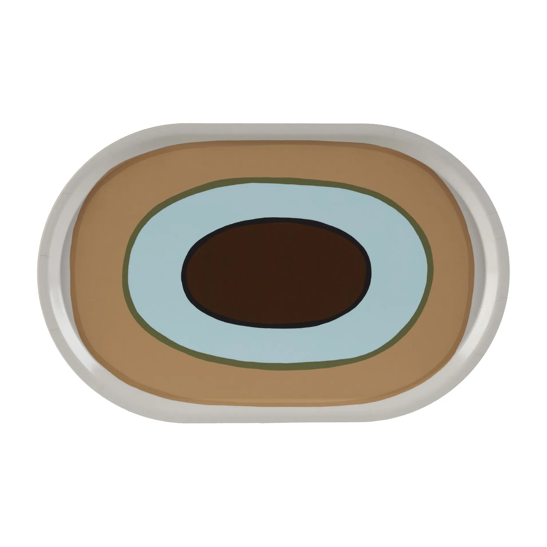 Melooni dienblad 28x44 cm, Beige-mint Marimekko
