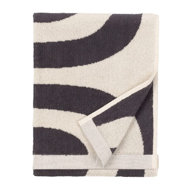 Melooni handdoek 50x70, Charcoal-off white Marimekko