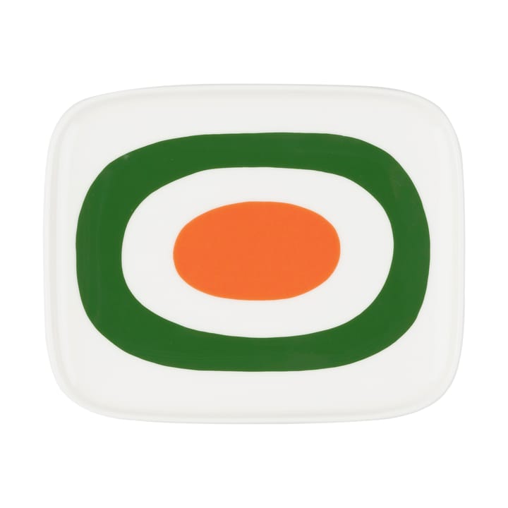 Melooni schaal 12x15 cm, White-green-orange Marimekko