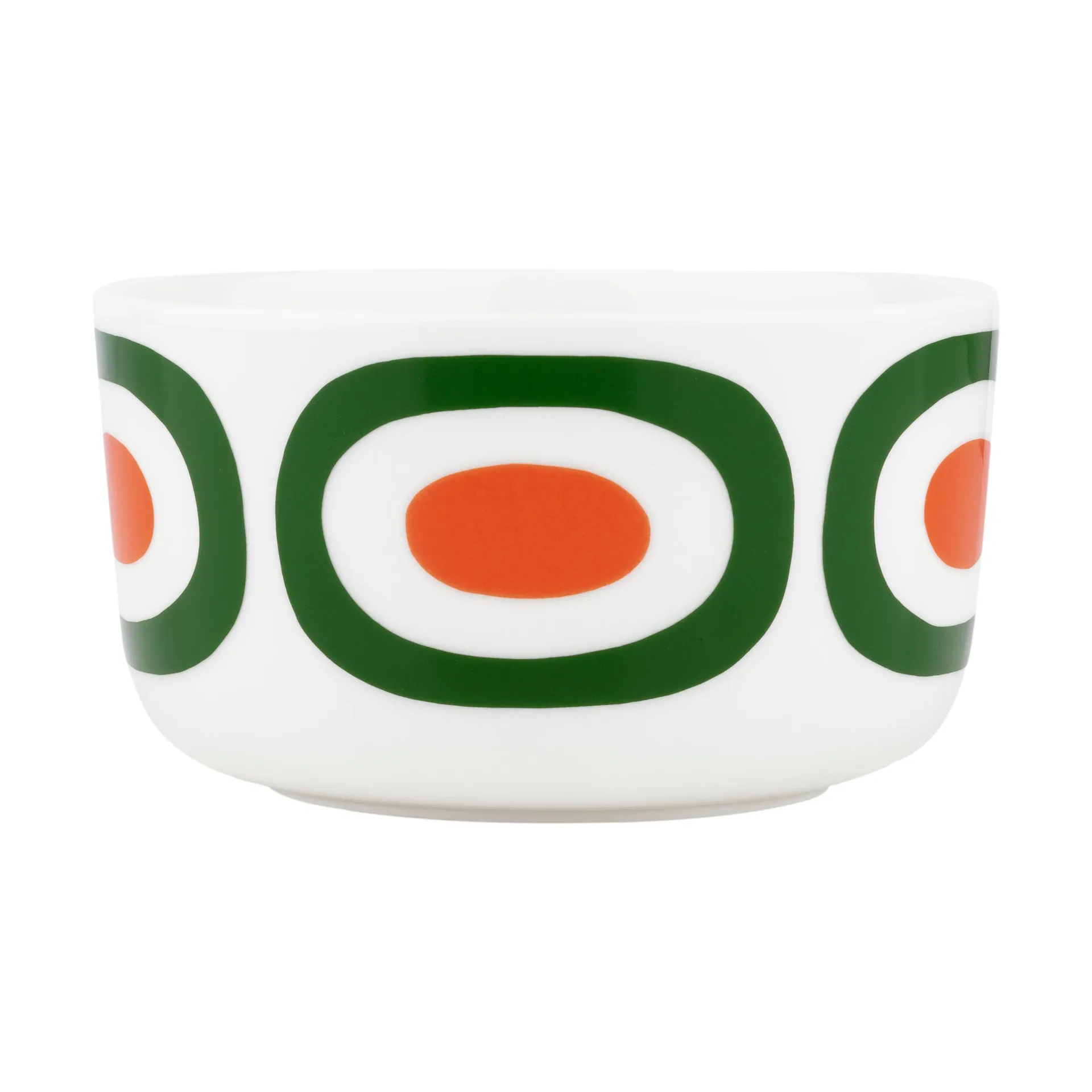 Melooni schaal 5 dl, White-green-orange Marimekko