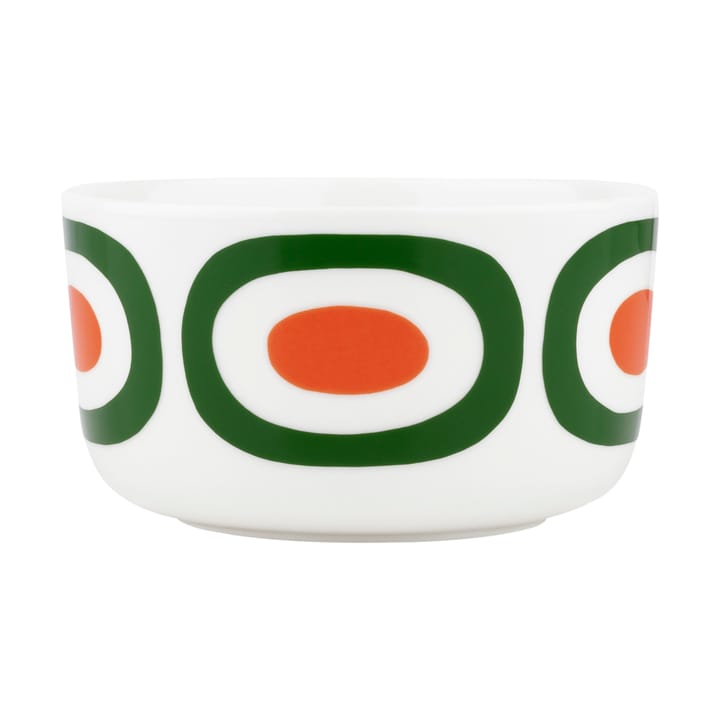 Melooni schaal 5 dl, White-green-orange Marimekko