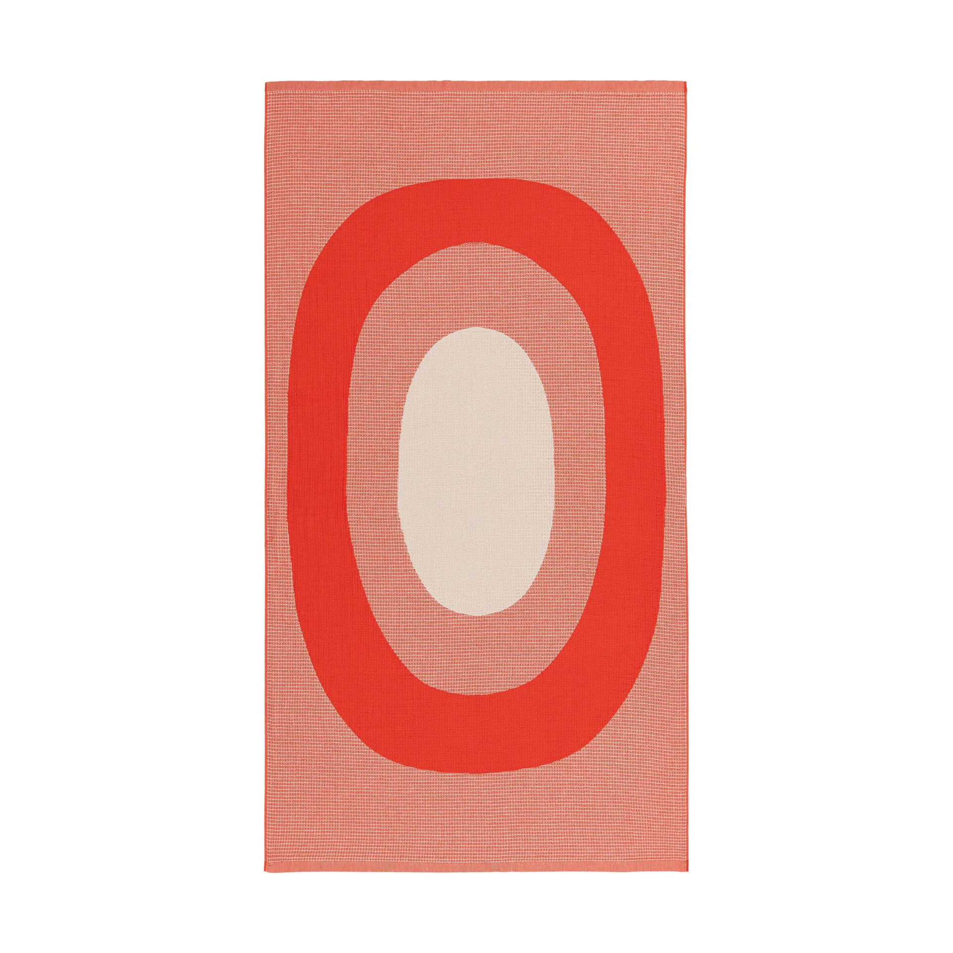 Melooni strandhanddoek 96,5x180 cm, Orange-off white Marimekko