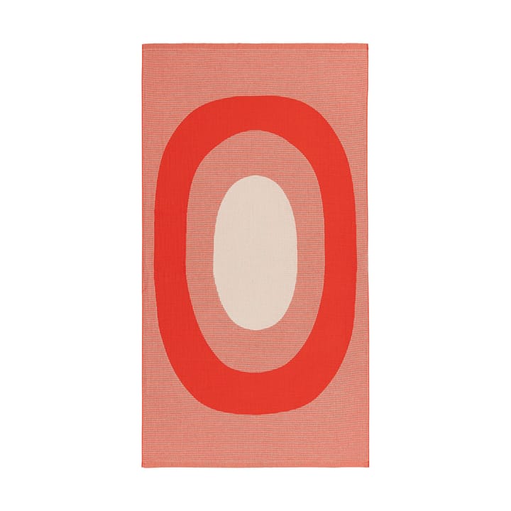 Melooni strandhanddoek 96,5x180 cm, Orange-off white Marimekko