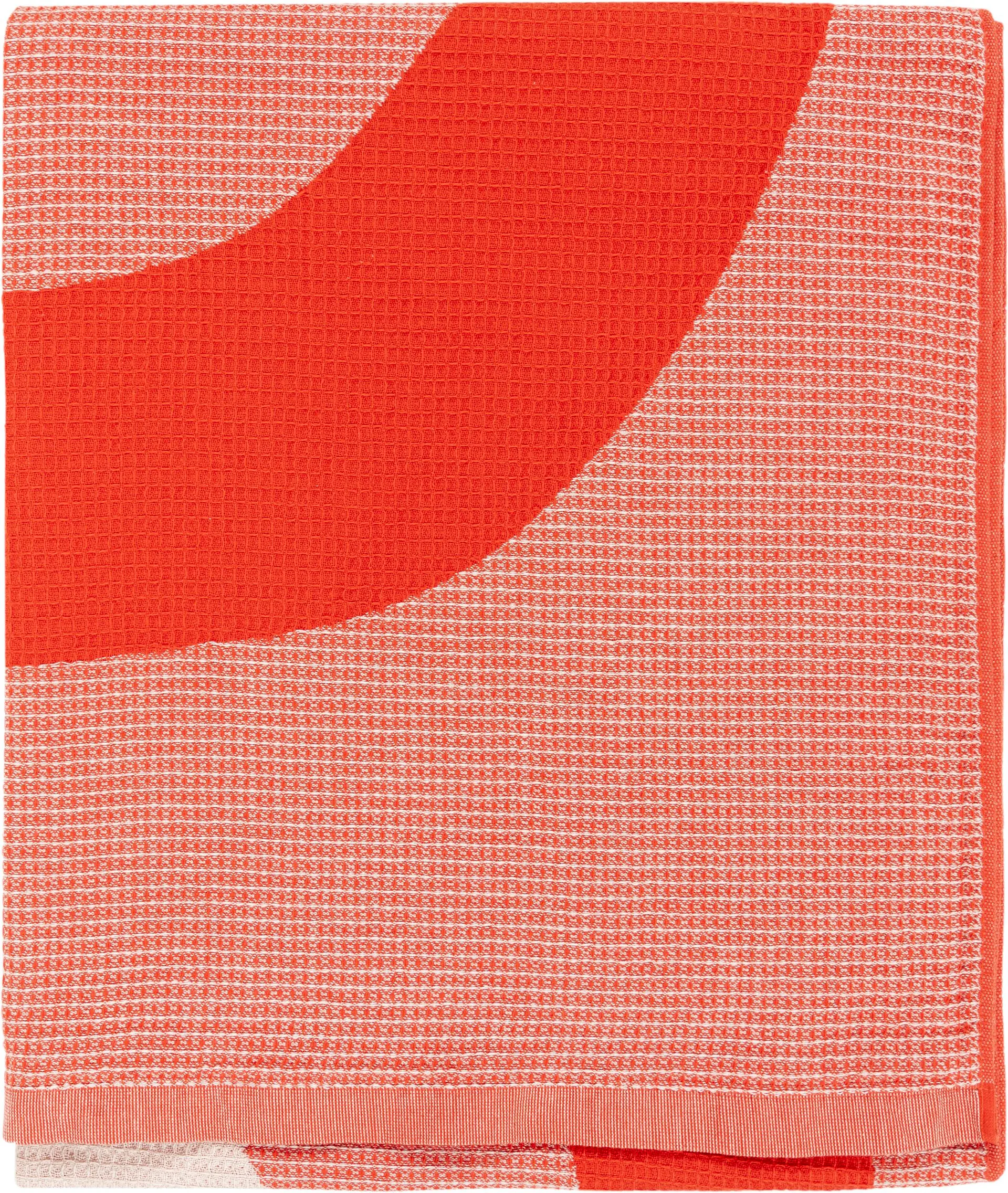 Melooni strandhanddoek 96,5x180 cm, Orange-off white Marimekko