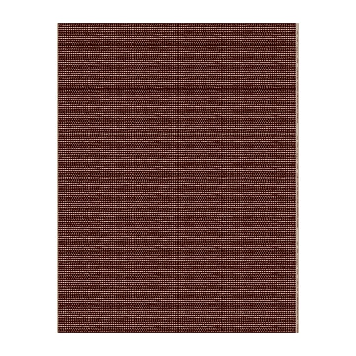 Mini Räsymatto stof - Wijnrood-wit-beige - Marimekko