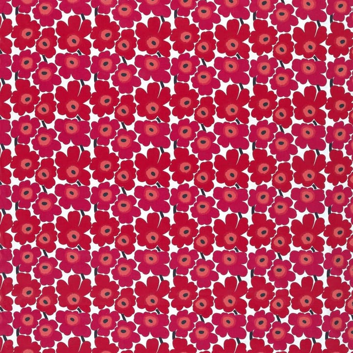 Mini-Unikko stof - rood - Marimekko