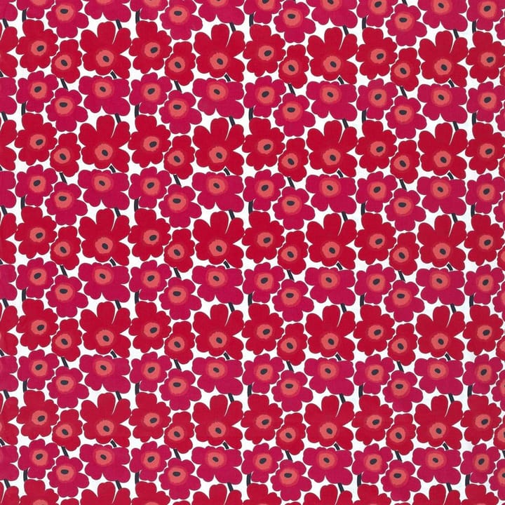 Mini-Unikko stof - rood - Marimekko