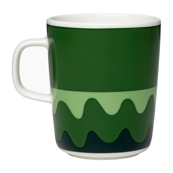 MM Co-Created mok 25 cl, Wit-groen-zwart Marimekko