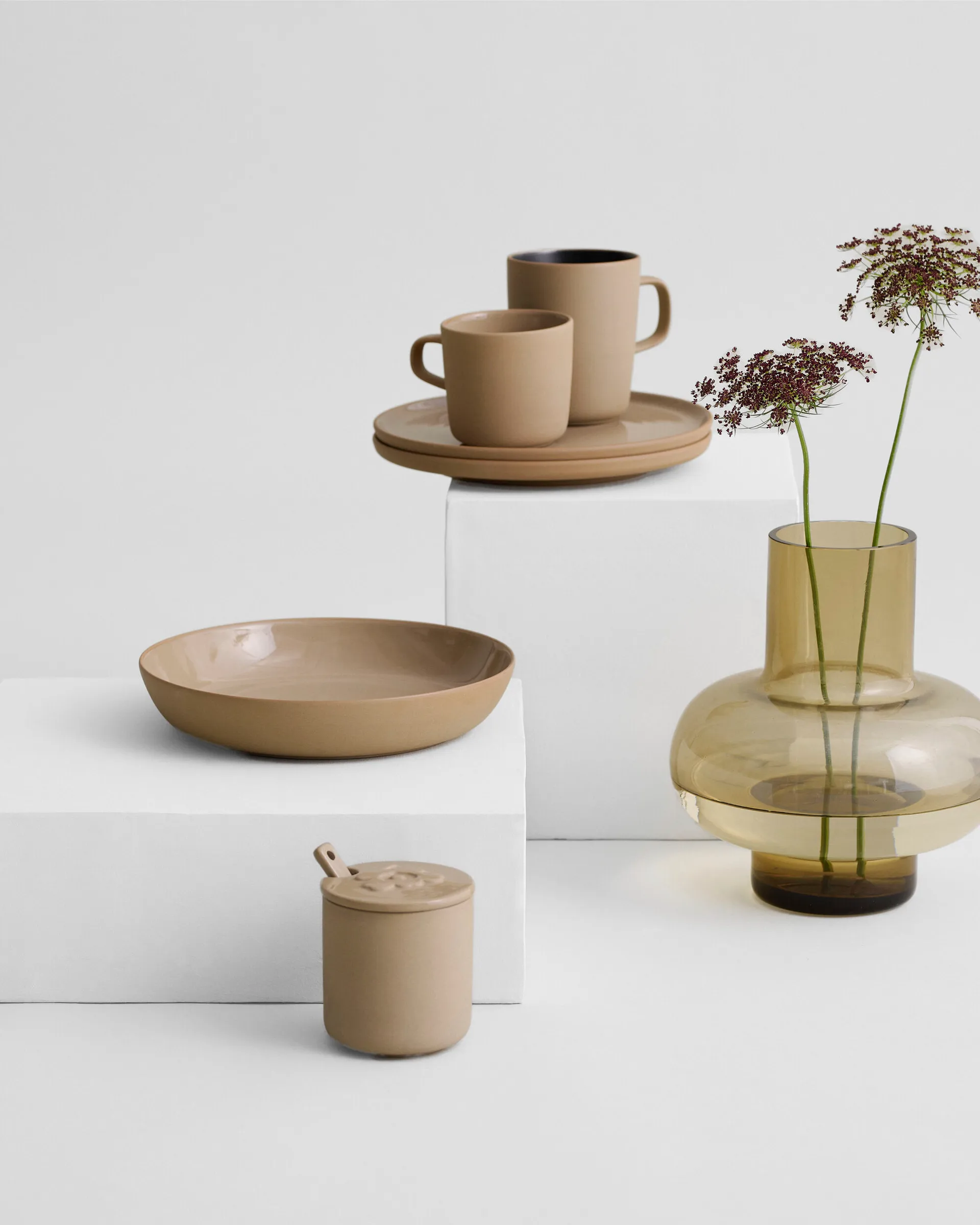 Oiva bord 20,5 cm, Bruin Marimekko