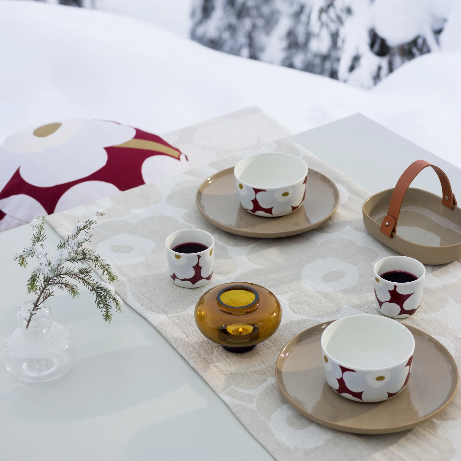 Oiva Koppa Svaale serveerschaal, Terra Marimekko