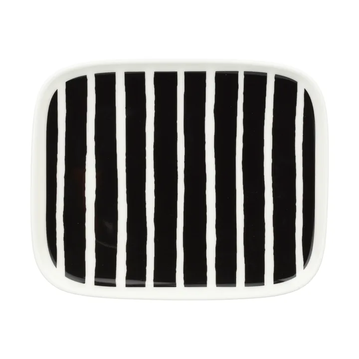 Oiva Piccolo bord 12x15 cm - Black-white - Marimekko