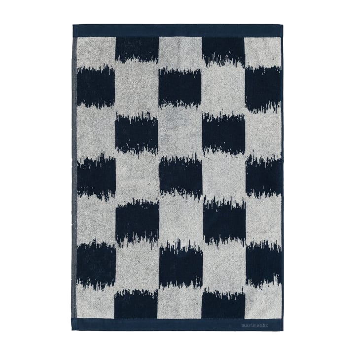 Ostjakki handdoek dark blue-off white, 50x70 cm Marimekko