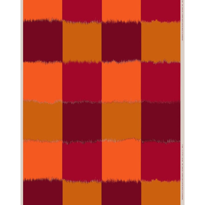Ostjakki stof katoen-linnen - Rood-oranje - Marimekko