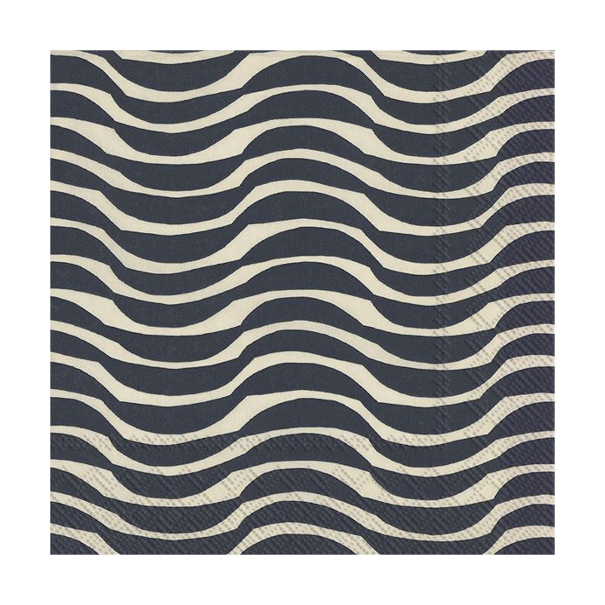 Marimekko Palko servet 33x33 cm 20-pack Cream-blue | Scandinavisch Interieur | Servetten | Wit