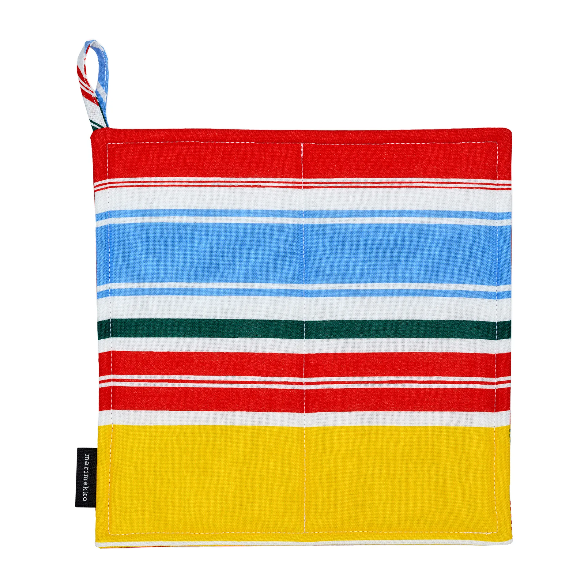 Paraati pannenlap, Multi-wit Marimekko