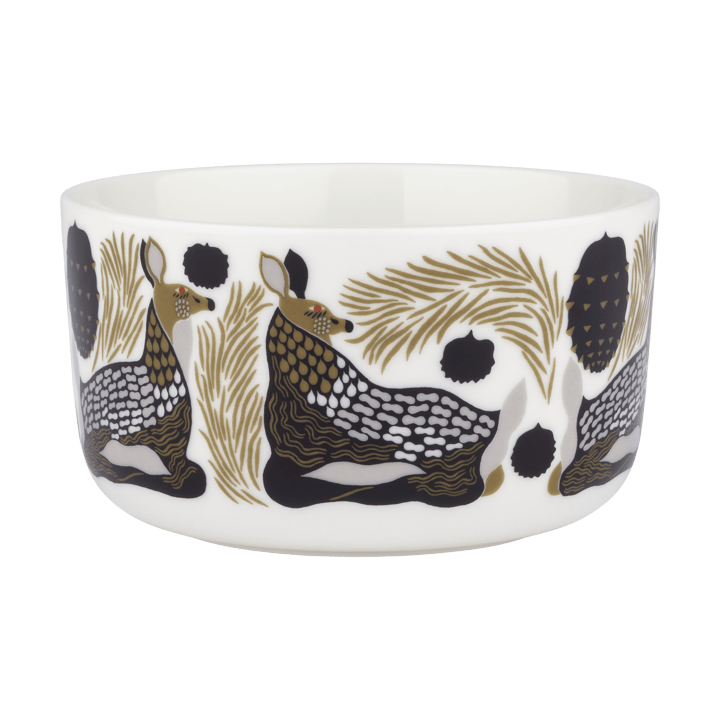 Peura kom 5 dl - White-coal-mud-light grey - Marimekko