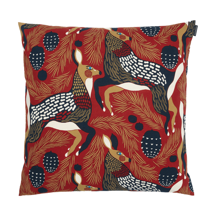 Peura kussensloop 50x50 cm, White-beige-dark blue Marimekko