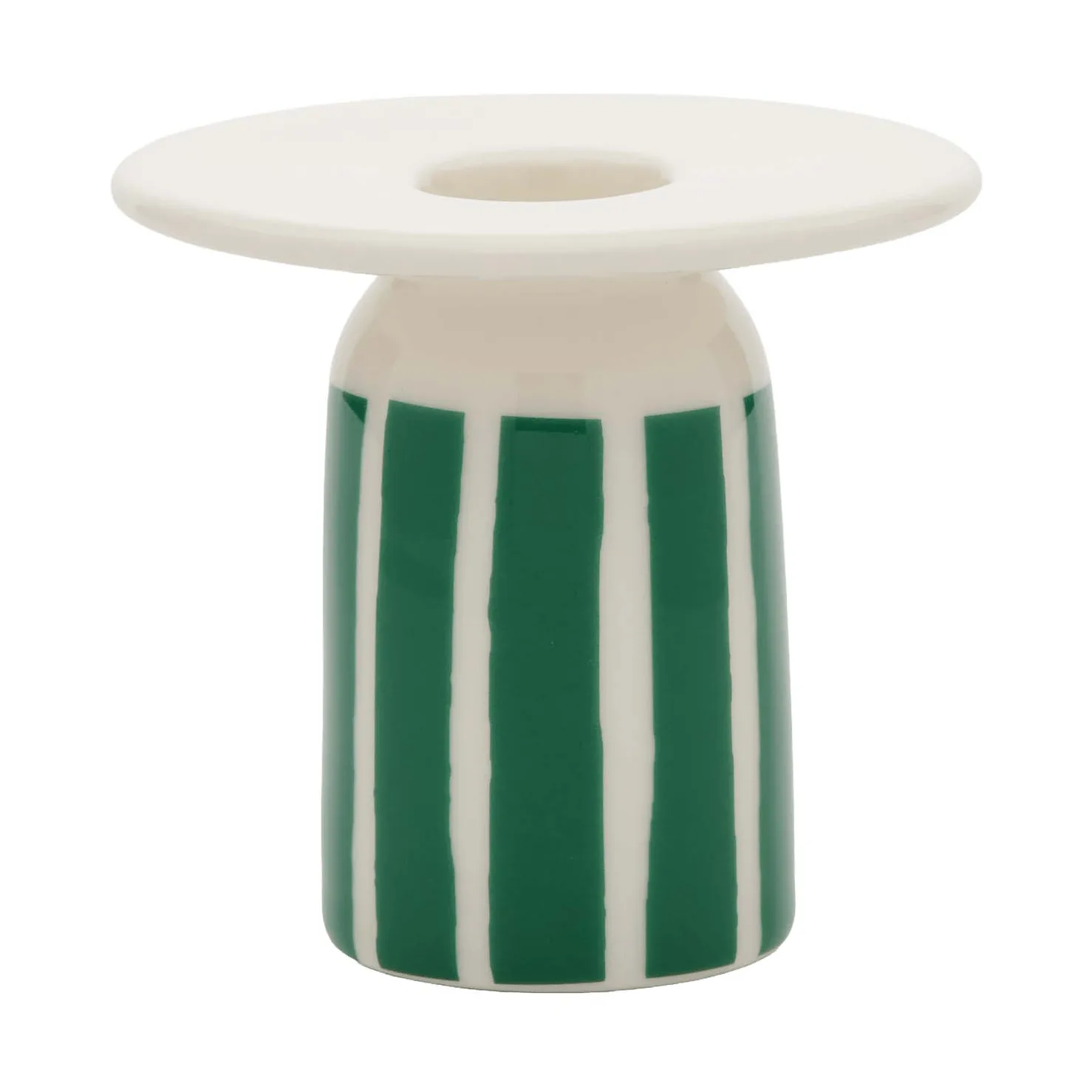 Piccolo kandelaar, White-groen, 8 cm Marimekko