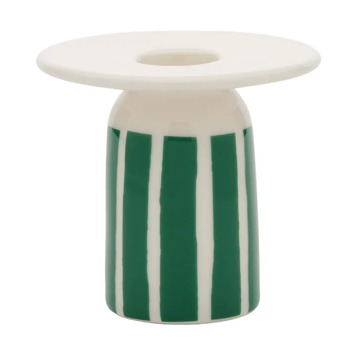Piccolo kandelaar - White-groen, 8 cm - Marimekko