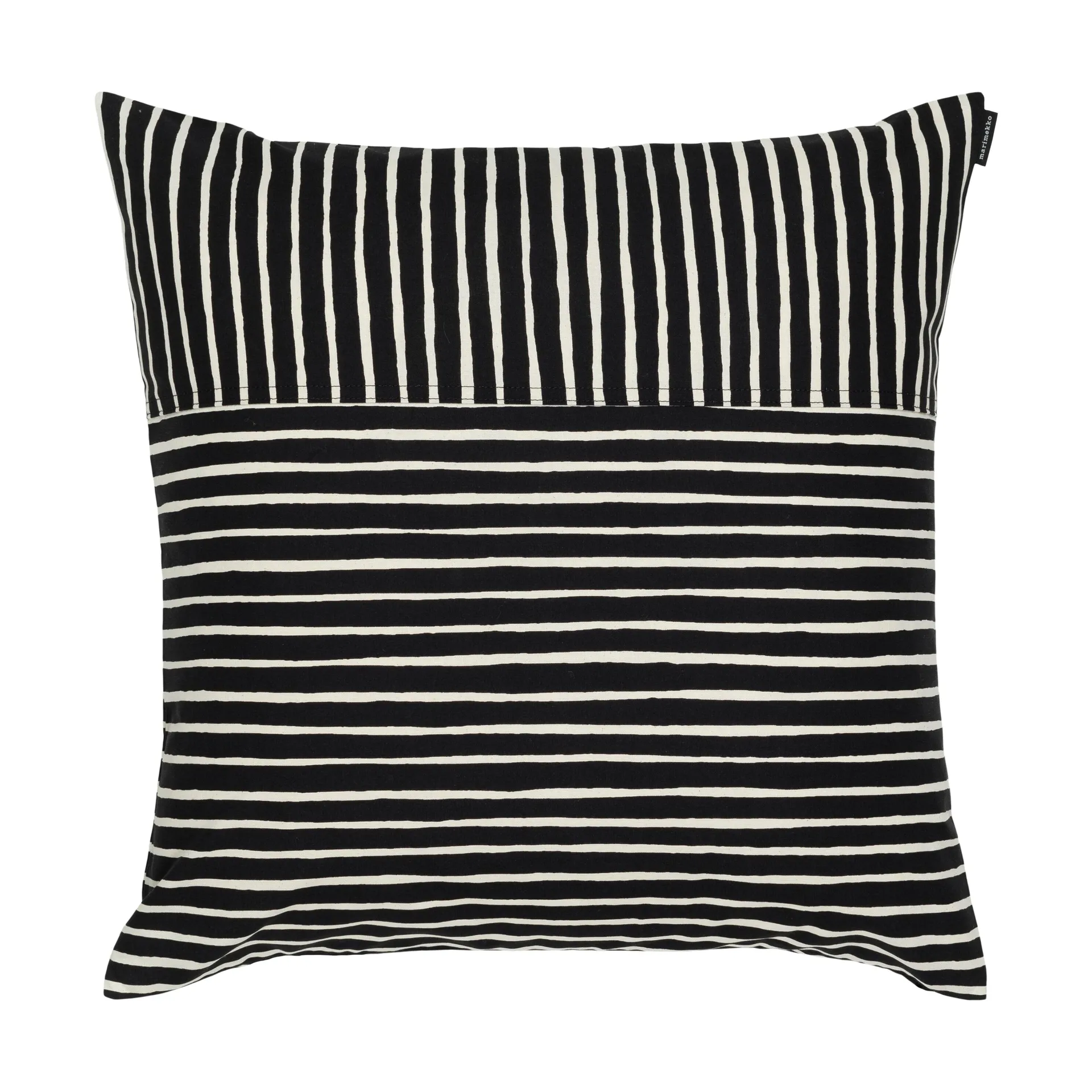 Piccolo kussensloop 50x50 cm, Black-cotton Marimekko