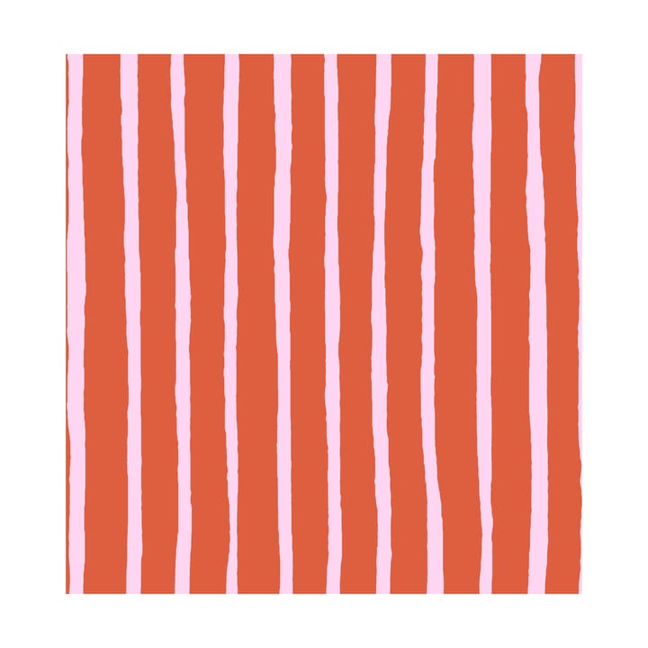 Piccolo servet 33x33 cm 20-pack - Orange-Pink - Marimekko