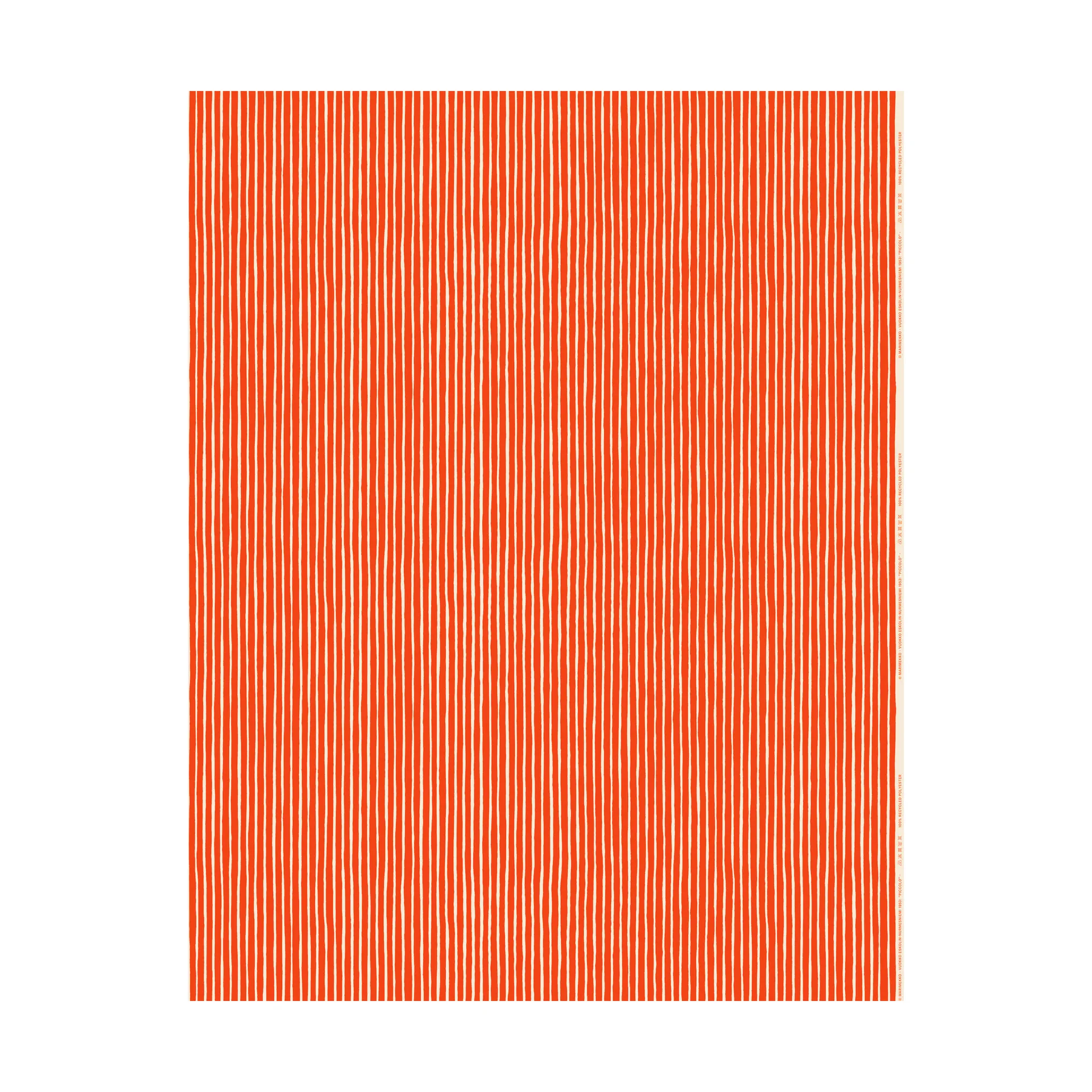 Piccolo stof voor buitengebruik, Offwhite-tomato red Marimekko