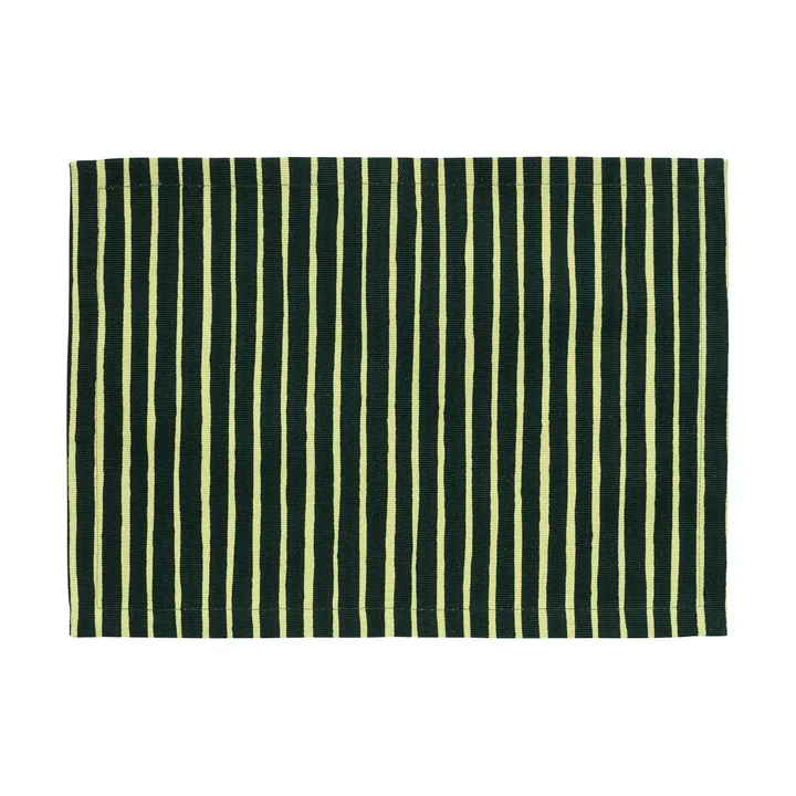 Piccolo stoffen placemat - Pear-dark green - Marimekko