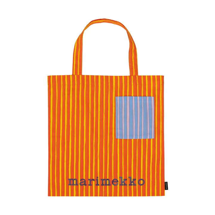 Piccolo stoffen tas - Oranje, met zak, 43x44 - Marimekko
