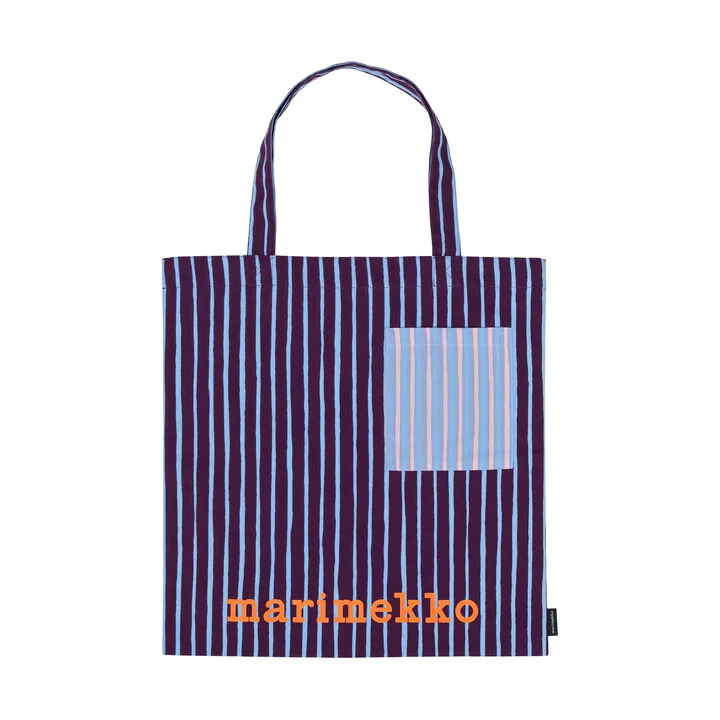Piccolo stoffen tas - Paars, met zak, 43x44 - Marimekko
