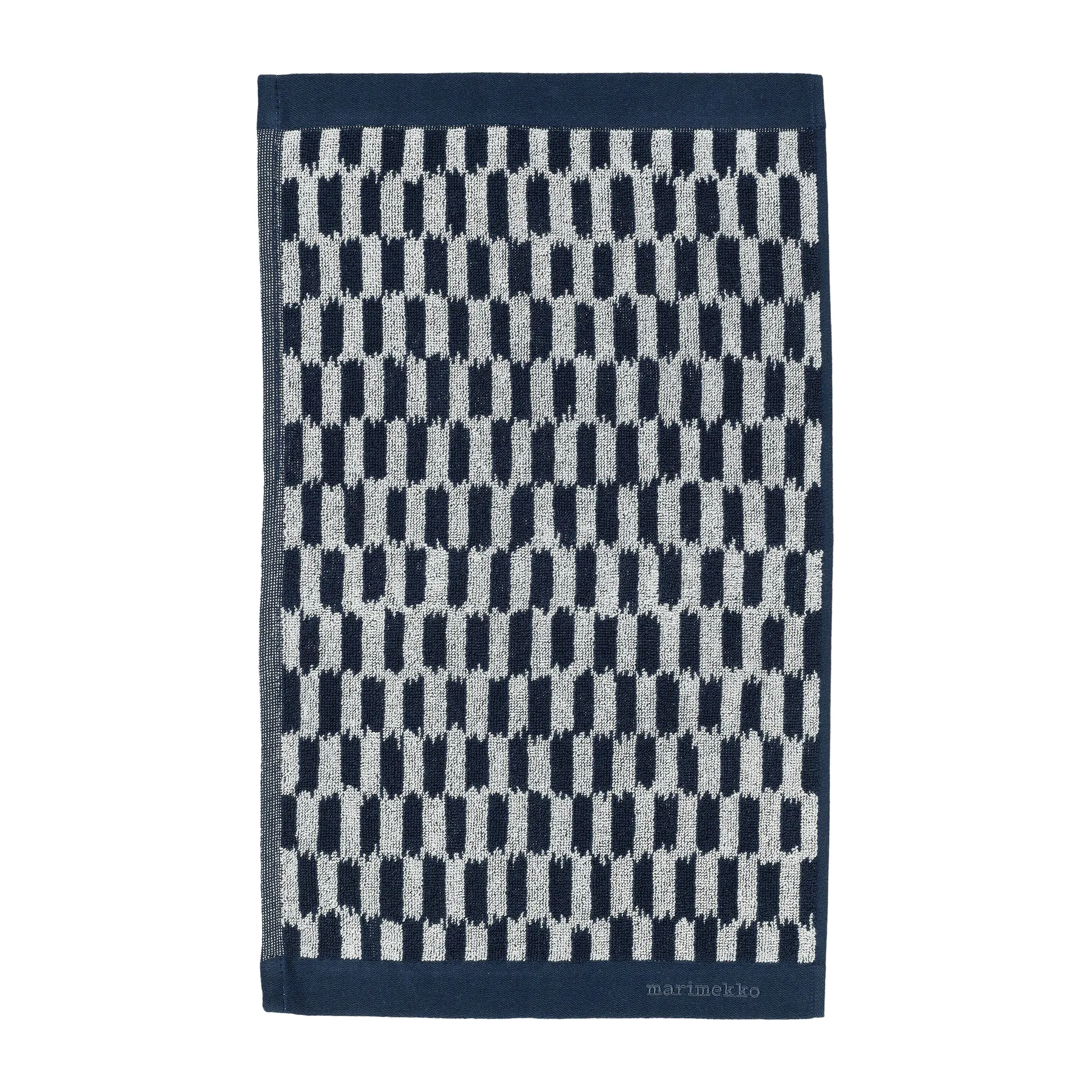 Piekana handdoek dark blue-off white, 30x50 cm Marimekko