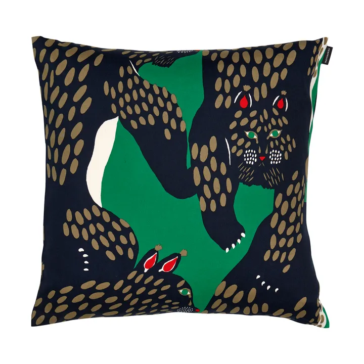 Kussenhoes 50x50 cm - De groen gekleurde bomen in een park - Katoen Kussenhoes 50x50 cm - De groen gekleurde bomen in een park - Katoen
