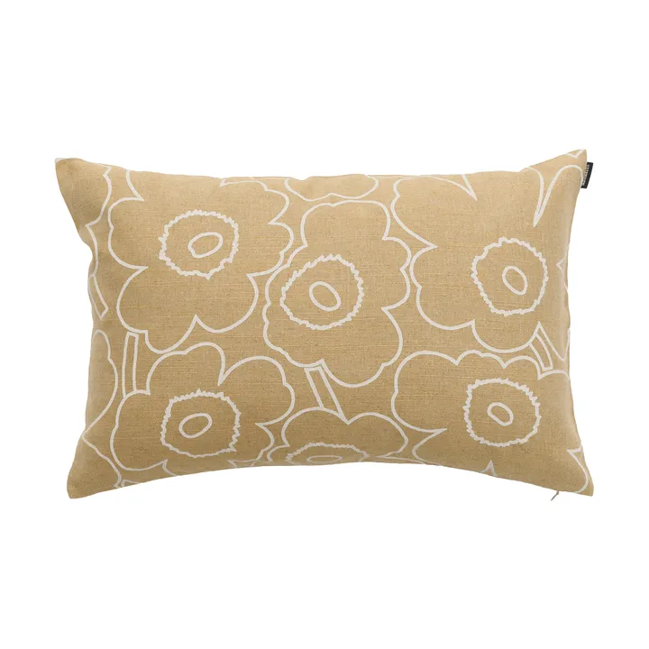 Pieni Piirto Unikko kussenhoes - Stro-off white, 40x60 cm - Marimekko