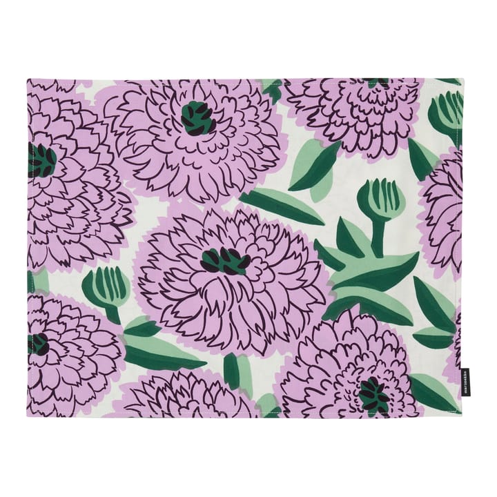 Pieni Primavera placemat 31x42 cm - Off white-violet-groen - Marimekko