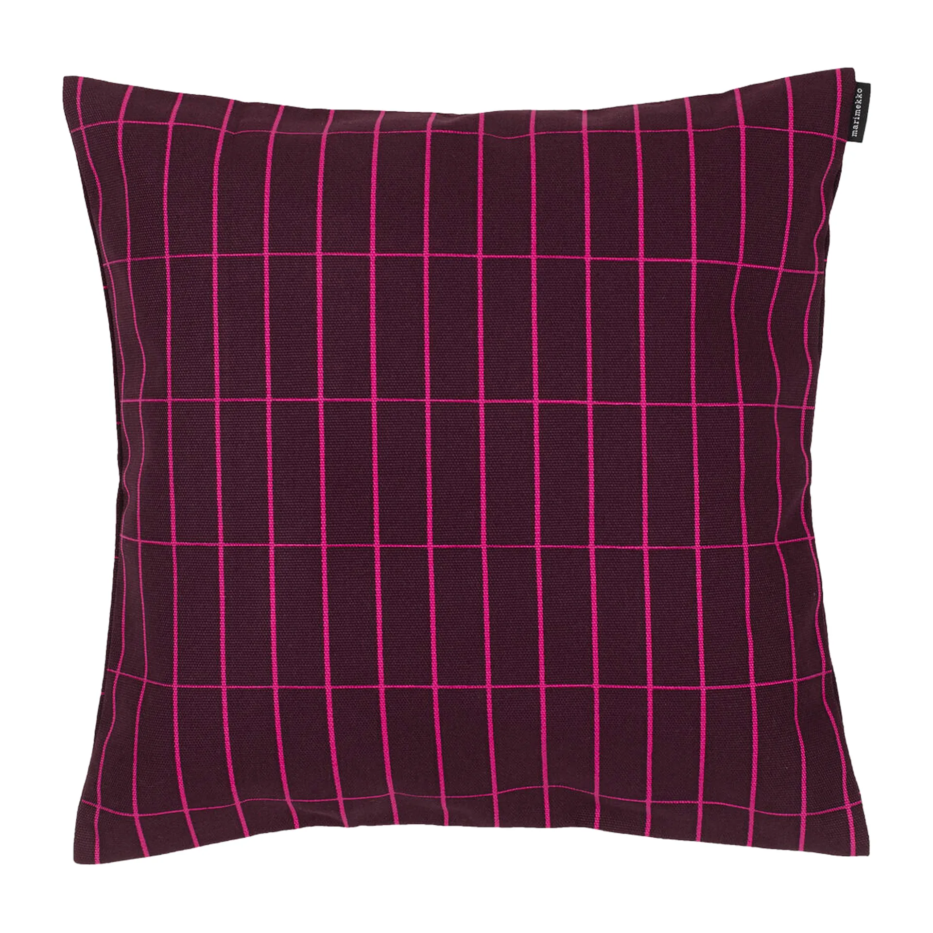Pieni Tiiliskivi kussenhoes 40x40 cm, Donkerrood-roze Marimekko