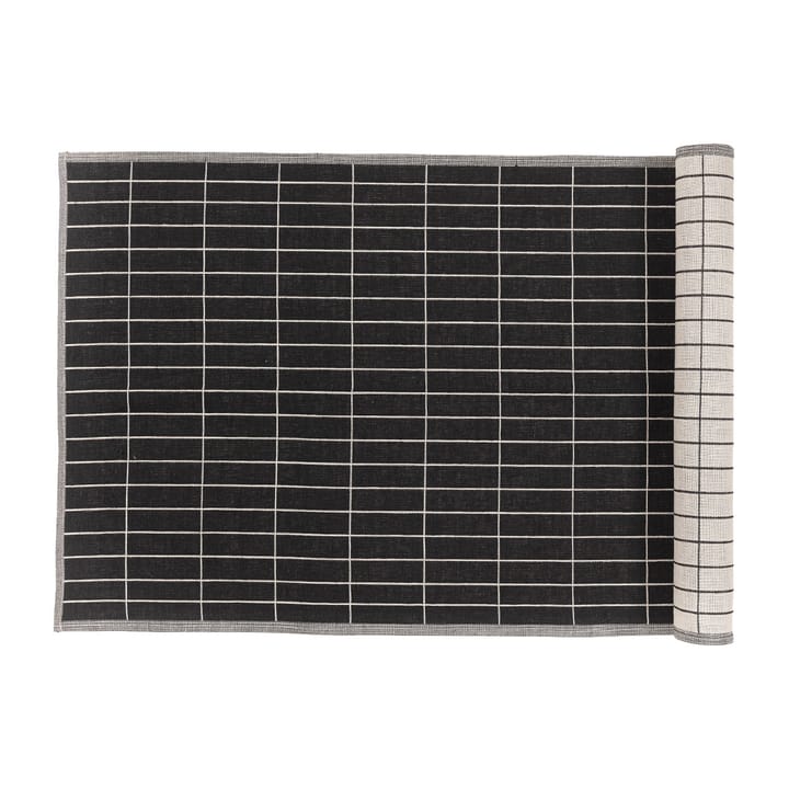 Pieni Tiiliskivi tafelloper 47x150 cm, charcoal-beige Marimekko