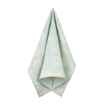 Pieni Unikko keukenhanddoek katoen-linnen 50x70 cm - Off white-light blue - Marimekko