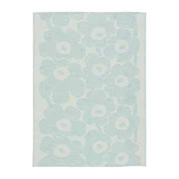 Pieni Unikko keukenhanddoek katoen-linnen 50x70 cm - Off white-light blue - Marimekko