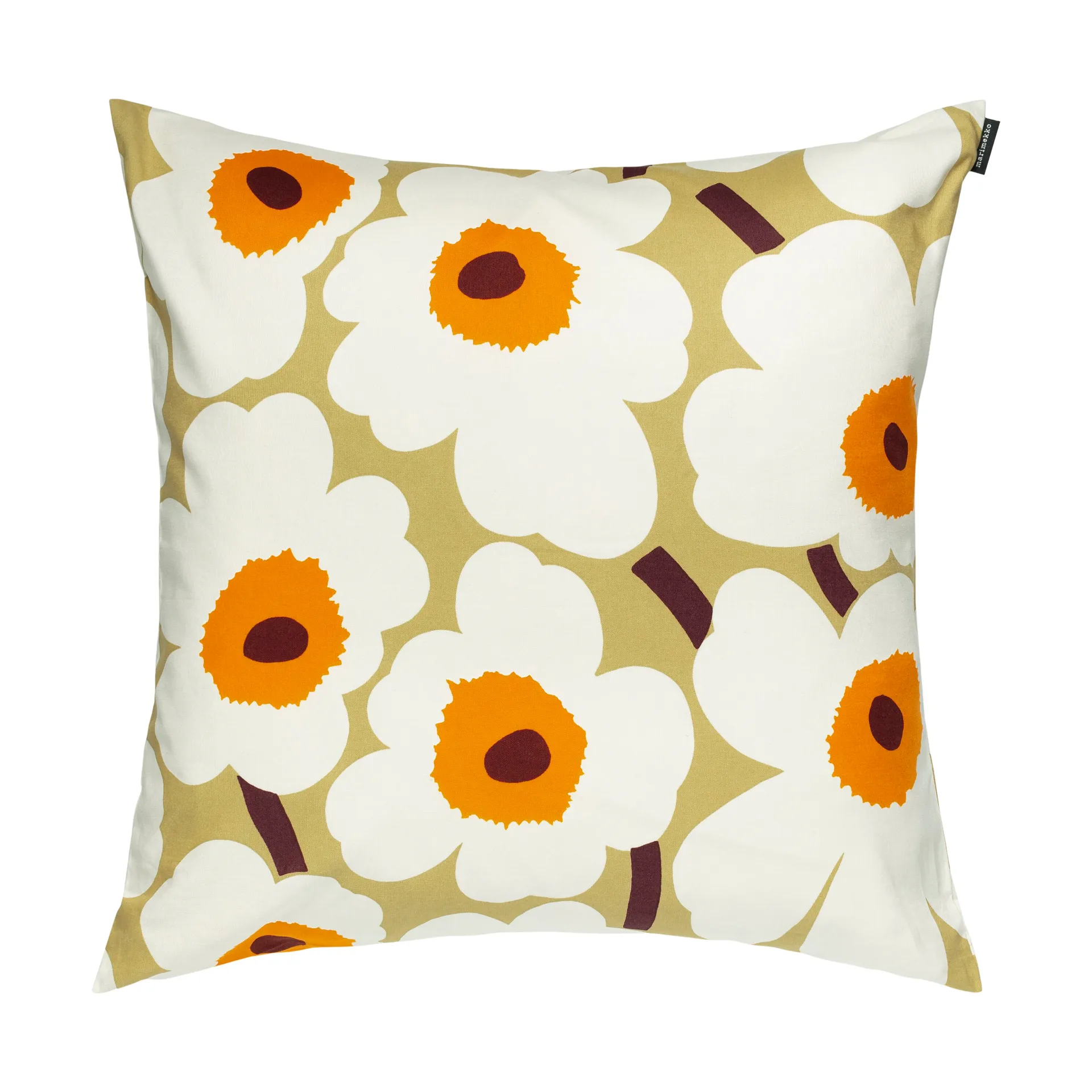Pieni Unikko kussenhoes 50x50 cm, Beige Marimekko