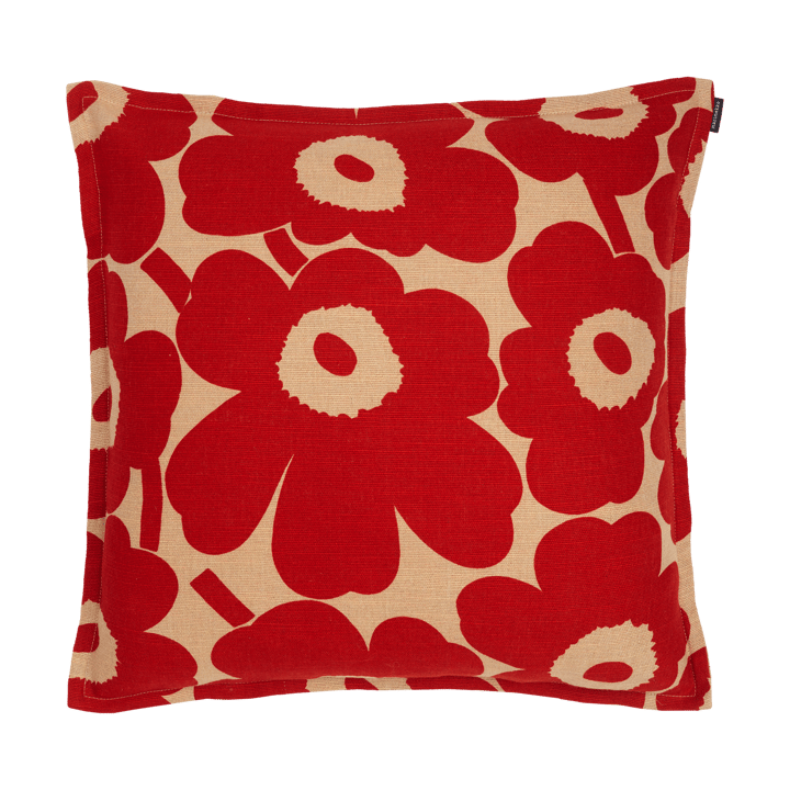 Pieni Unikko kussenhoes 50x50 cm - Copper-red - Marimekko