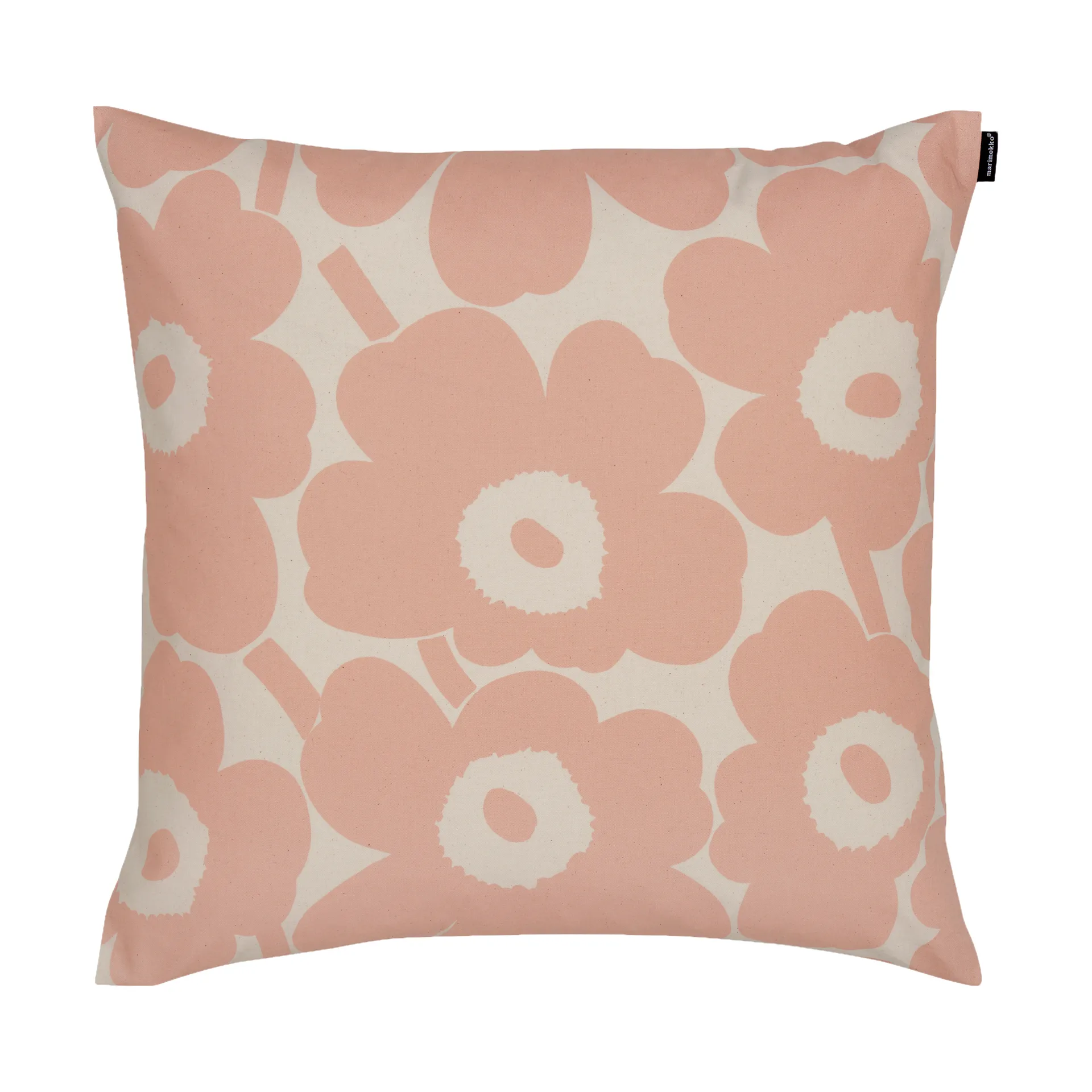 Pieni Unikko kussenhoes 50x50 cm, Cotton-peach Marimekko