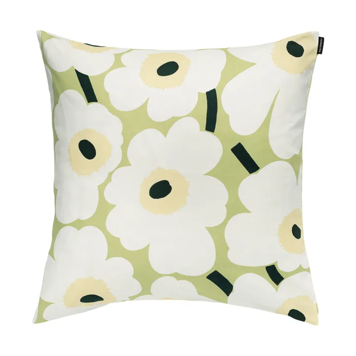 Pieni Unikko kussenhoes 50x50 cm - Peer, gebroken wit, meloen - Marimekko