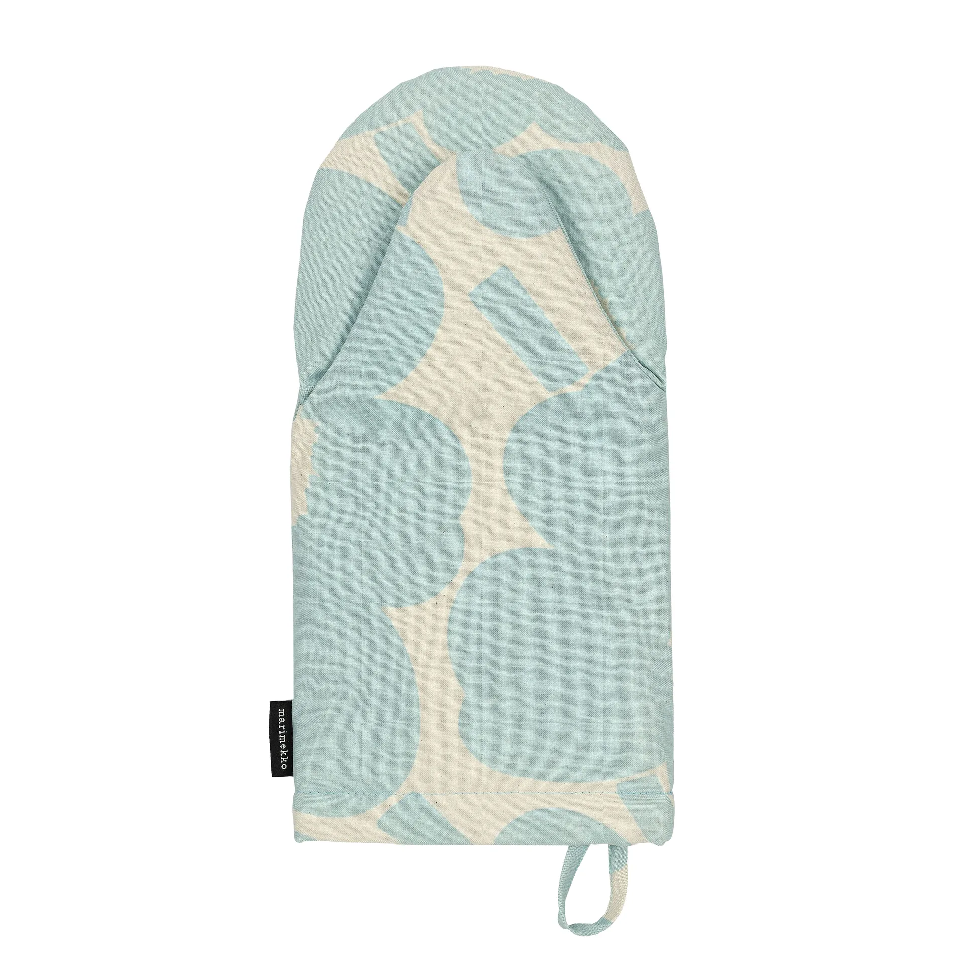 Pieni Unikko ovenwant, Off white-light blue Marimekko