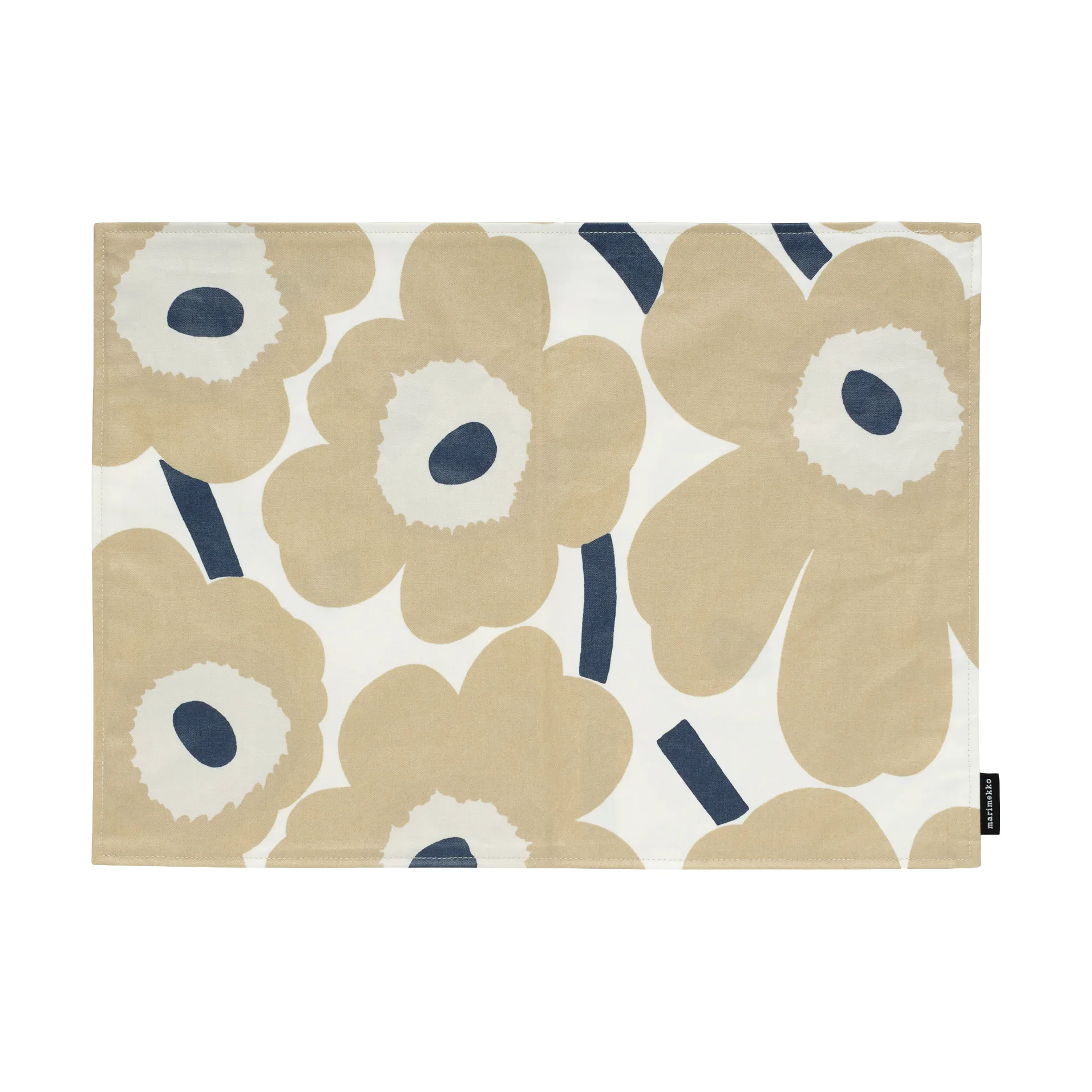Pieni unikko placemat acryl, Off white-beige-dark blue Marimekko