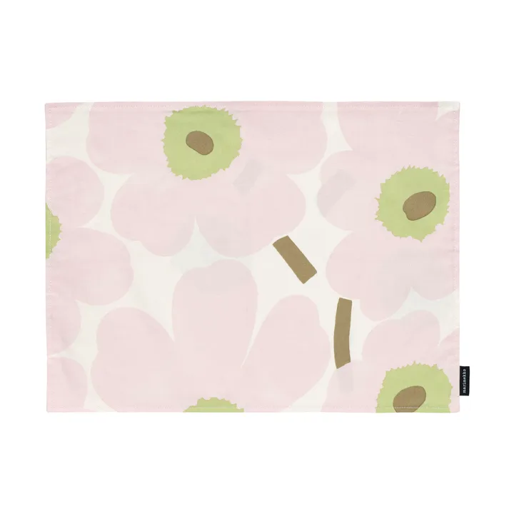 Pieni Unikko placemat acryl - Off white-pink-pear-sand - Marimekko