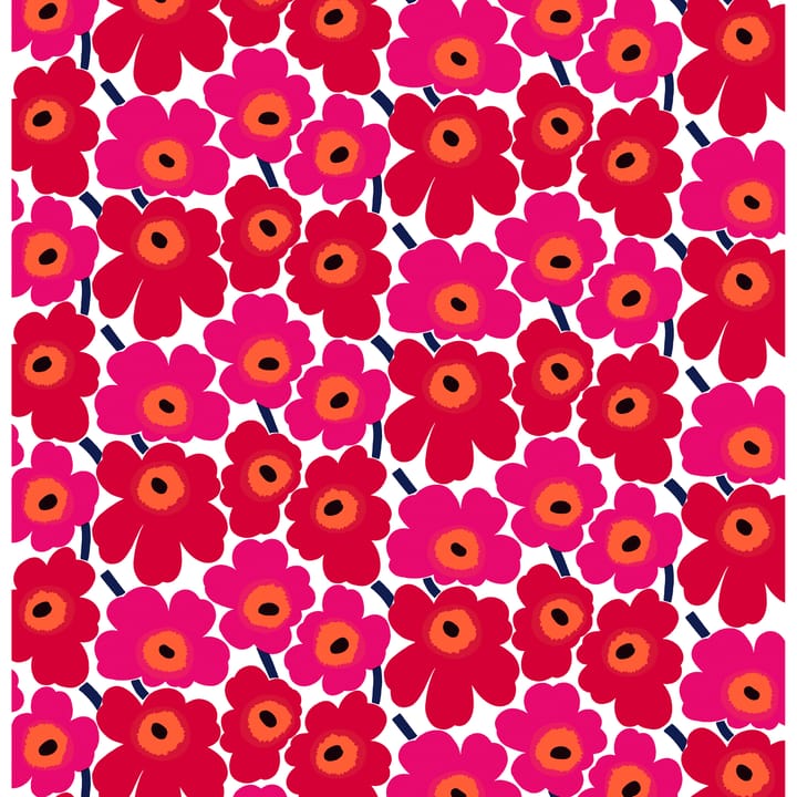 Pieni Unikko stof - rood - Marimekko