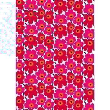 Pieni Unikko stof - rood - Marimekko