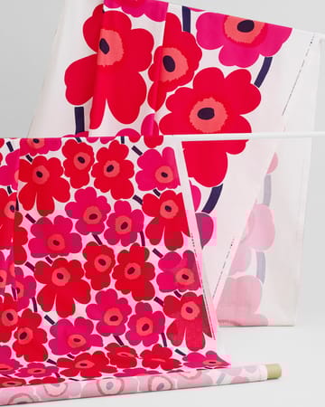 Pieni Unikko stof - rood - Marimekko