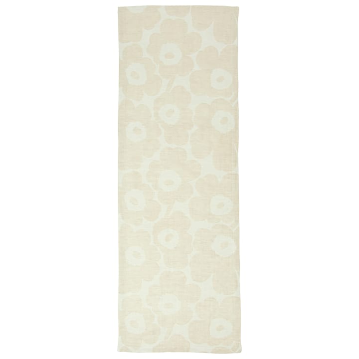 Pieni Unikko tafelloper beige-zwart-wit, 47x150 cm Marimekko